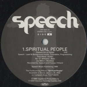 Speech - Spritual People [12"]