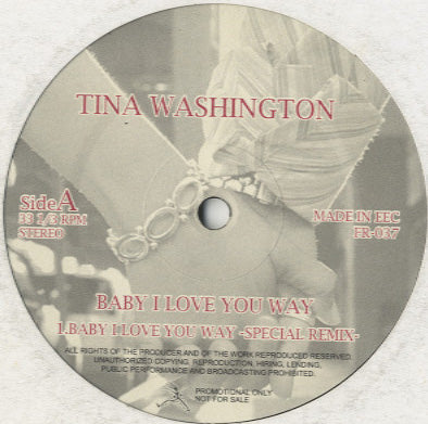 Tina Washington - Baby I Love You Way (Special Remix) [12