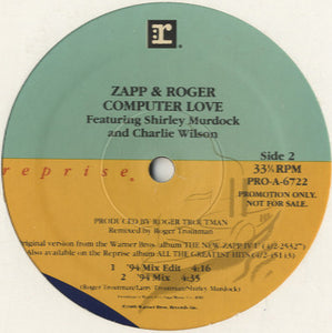 Zapp &amp; Roger - Computer Love ('94 Mix) [12"]