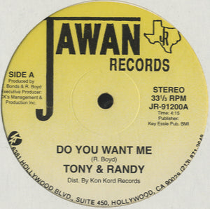 Tony & Randy - Do You Want Me [12"]