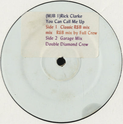 Rick Clarke - You Can Call Me Up [12