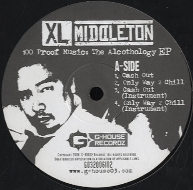 XL Middleton - 100 Proof Music : The Alcothology (EP) [12