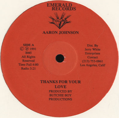 Aaron Johnson - Thanks For Your Love [12