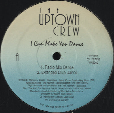 The Uptown Crew - I Can Make You Dance [12