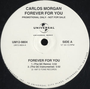 Carlos Morgan - Forever For You [12"]