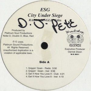 ESG - City Under Siege [12"]