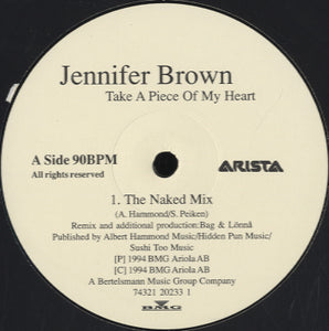 Jennifer Brown - Take A Piece Of My Heart [12"]