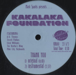 Kakalaka Foundation - Thank You [12"]