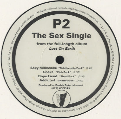 P2 - Sexy Milkshake (Lost On Earth EP) [12