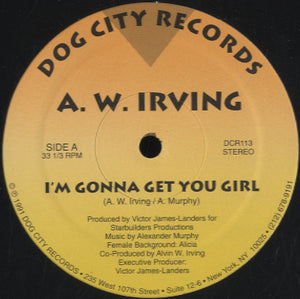A. W. Irving - I'm Gonna Get You Girl [12"]