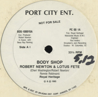 Robert Newton & Lotus Fete - Body Shop [12