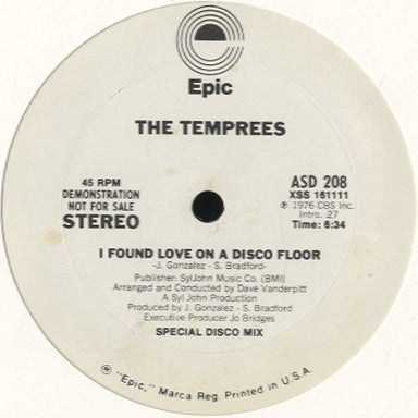 The Temprees - I Found Love On A Disco Floor [12