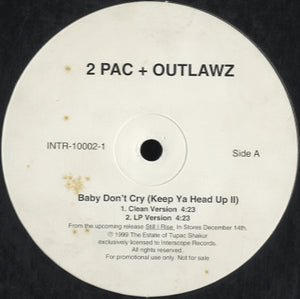 2Pac + Outlawz - Baby Don't Cry (Keep Ya Head Up ll) [12"]