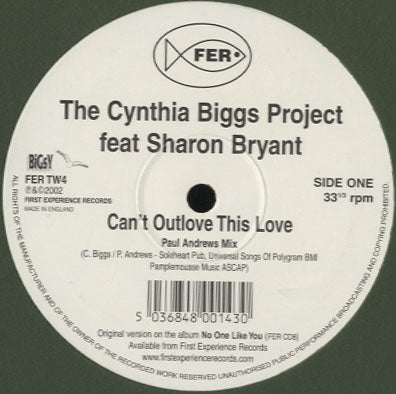The Cynthia Biggs Project - Can't Outlove This Love [12