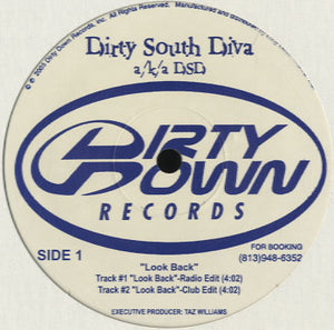 Dirty South Diva - Look Back [12"]