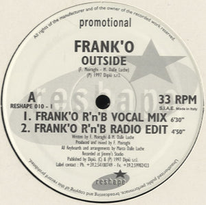 Frank 'O Moiraghi - Outside [12"]
