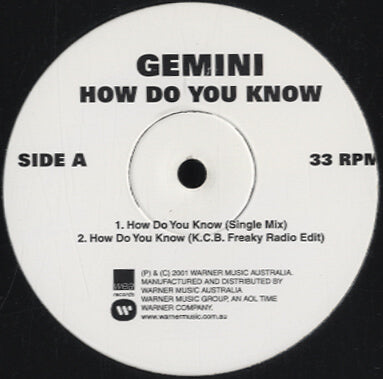 Gemini - How Do You Know [12