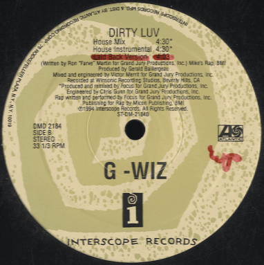 G-Wiz - Dirty Luv [12