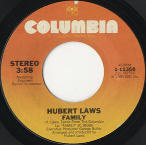 Hubert Laws - Family [7"]