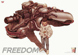 FREEDOM Poster 4 Set (大友克洋 Katsuhiro Otomo) (B2 Size)