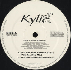 Kylie - All I See Remix [12"]