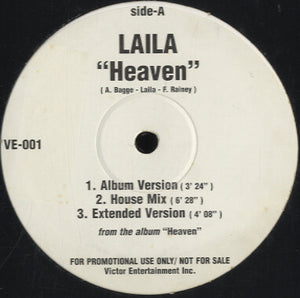 Various - Laila - Heaven / Love City Groove - I Found Lovin' (Extended 12" Mix) [12"]
