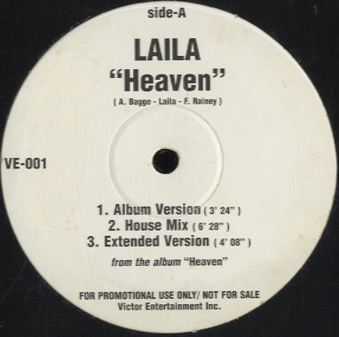 Various - Laila - Heaven / Love City Groove - I Found Lovin' (Extended 12