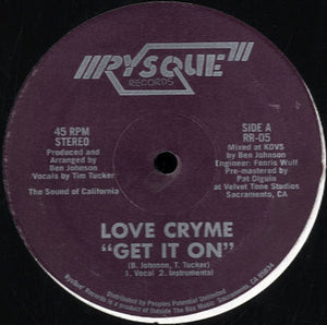Love Cryme - Get It On [12"] 