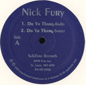 Nick Fury - Do Yo Thang [12"]