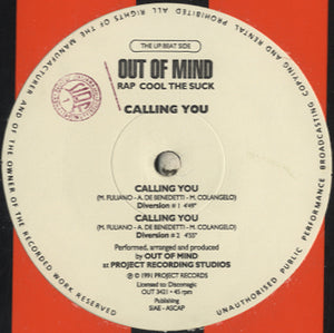 Out Of Mind - Calling You [12"]