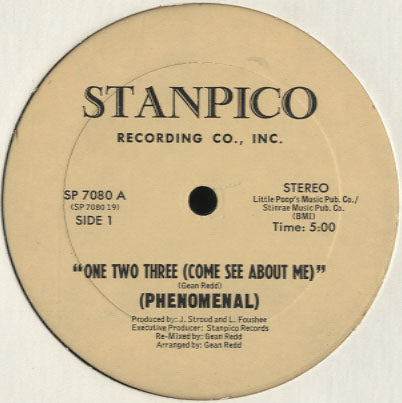 Phenomenal - One Two Three (Come See About Me) [12