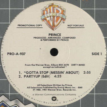 Prince - Gotta Stop (Messin' About) [12