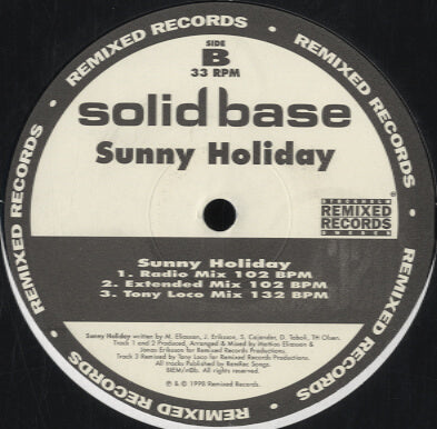 Solid Base - Sunny Holiday [12