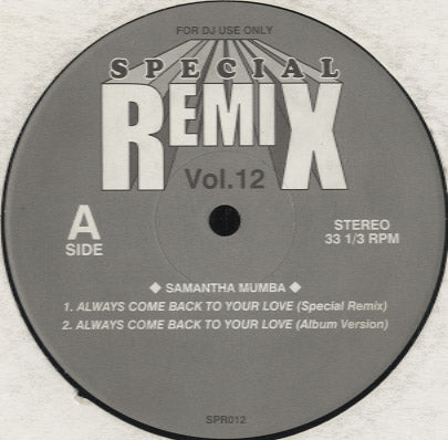 Special Remix 1-12 (Samantha Mumba - Always Come Back To Your Love) [12