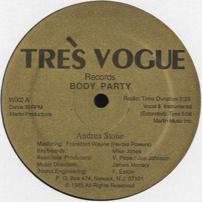 Andrea Stone - Body Party [12
