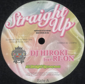 DJ Hiroki feat. Ri-On - Straight Up [12"]