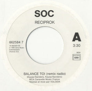 Reciprok - Balance Toi [7"]